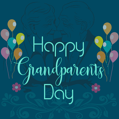 World Grand Parents Day Wish Greetings Card art banner design father gift grandma grandpa grandparents greetings greetings card happy july 28 message notebook paper poste text type typography wish card