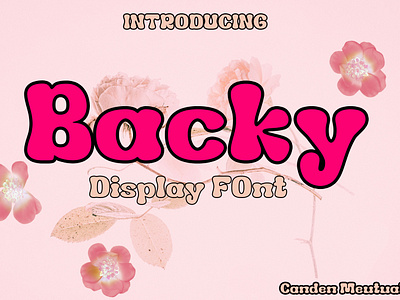 Backy branding design display font font display fontrs fonts graphic design handwritten handwritten fonts illustration logo modern font typeface typography ui