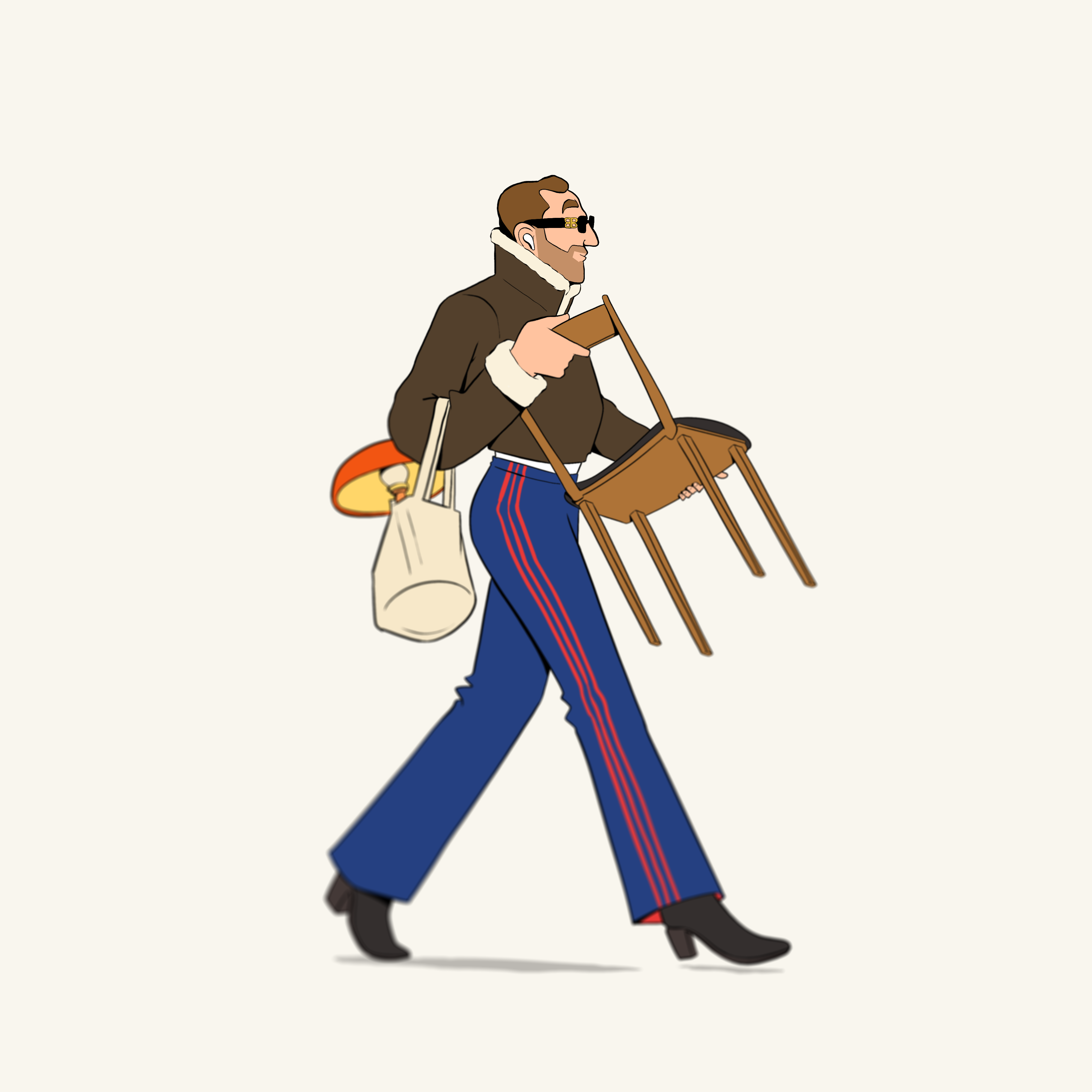 Second hand for life colour design drawing fashion illustration paris style