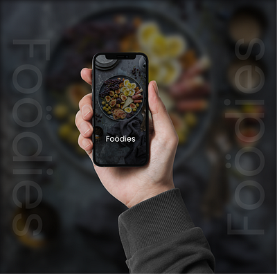 Foodies - Food Apps UI app ui design design food app food app ui food apps food ui logo mobile app mobile apps mobile ui product app ui ui design ui mobile app ui ux user interface design user interface food ux