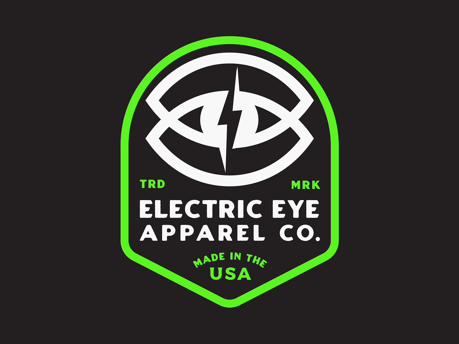 Electric Eye Sticker by Faceless Creative Co. on Dribbble
