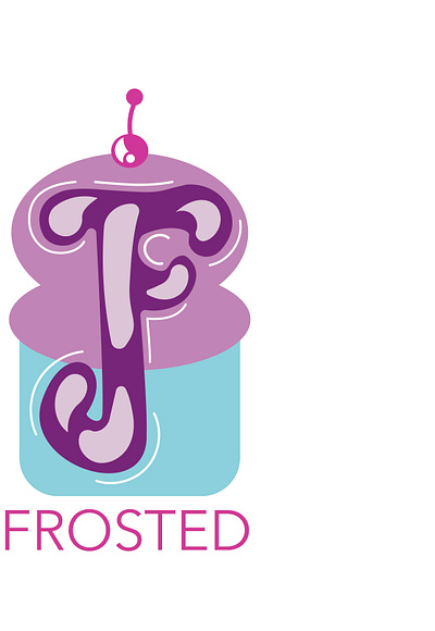 FROSTED/ DAILY LOGO CHALLENGE-CUPCAKE cupcake dailylogochallenge frosted prompt