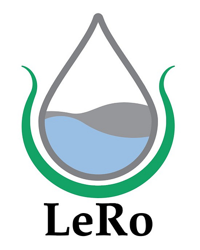 LeRo :: Water is Life branding drop droplet illustration lero logo