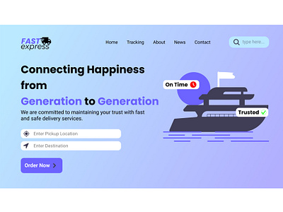Landing Page - 003 Daily UI day3 graphic design ux vector
