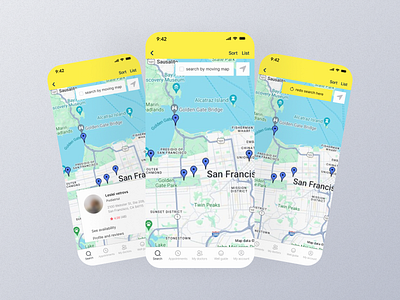 Map Mobile App Ui app design map map app map dashboard map design map interface map layoiut map option map page map screen map screen ui map setting map setup map ui map view map widget mapp details screen ui