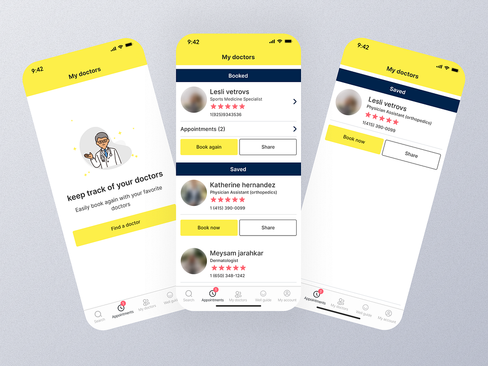 My Doctor App designs themes templates and downloadable graphic