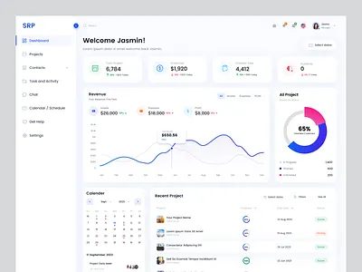 SRP Dashboard Desing dailyui dashboard design money srp transaction ui uiux ux web webdesigner
