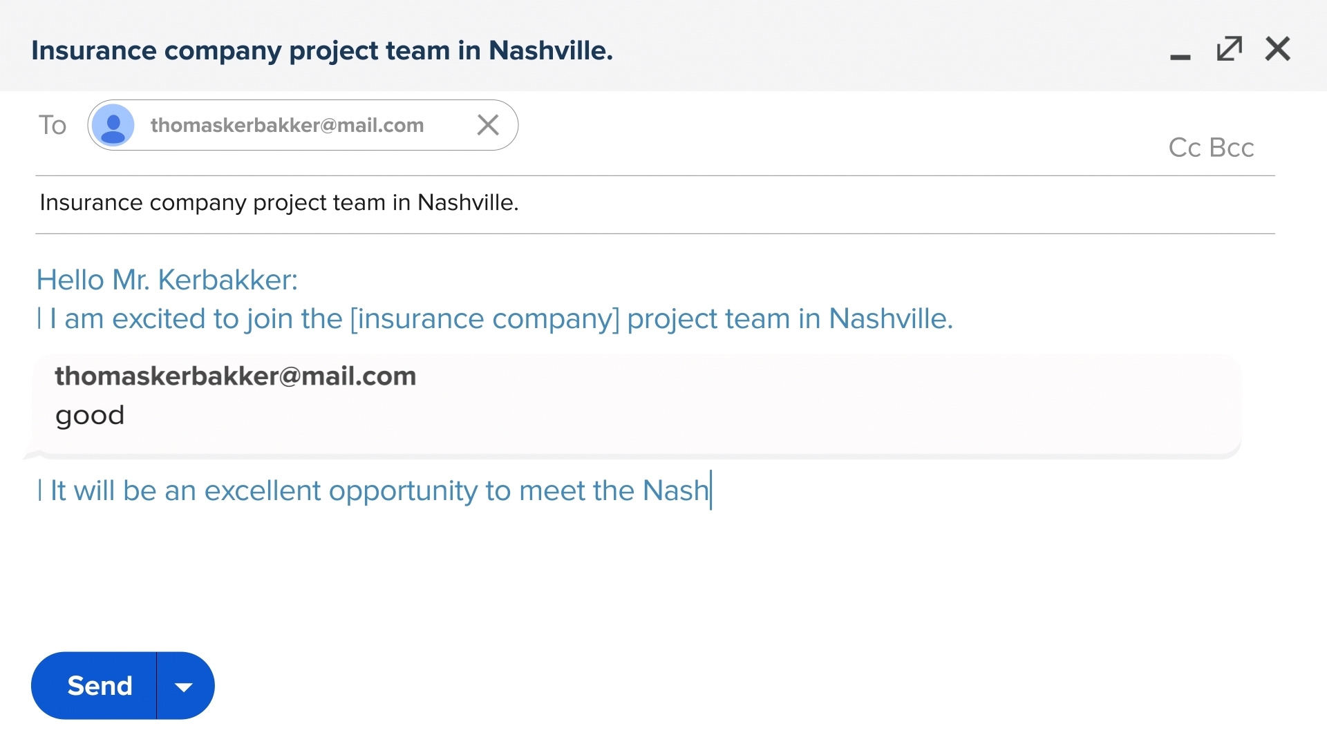 Custom animated Email chat conversation after effects animation chat conversation email message motion design motion graphics smm text video