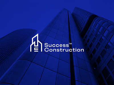 Success Construction | Real Estate Branding abstract logo blue brand identity design branding clean construction logo corporate corporate logo creative design graphic design identity logo minimalist logo modern logo design razauix real estate