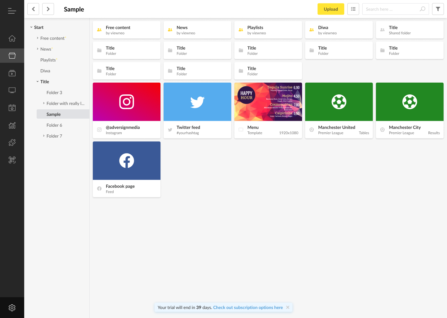 viewneo Cloud Media Library cloud design figma library media responsive ui ux