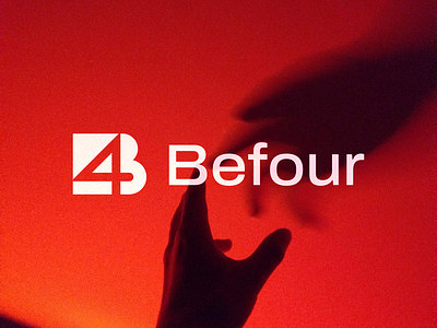 Befour 4b b4 before befour branding initial b letter b logo logo inspiration monogram ab monogram ba negative space number 4 number four simple logo