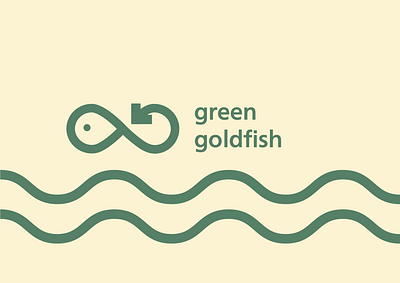 Green Goldfish Logo adobe illustrator adobe photoshop brand brand identity branding design graphic design illustration logo marketing typography vector visual identity