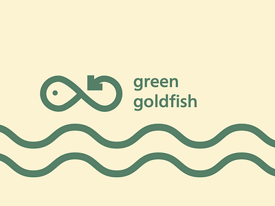 Green Goldfish Logo adobe illustrator adobe photoshop brand brand identity branding design graphic design illustration logo marketing typography vector visual identity