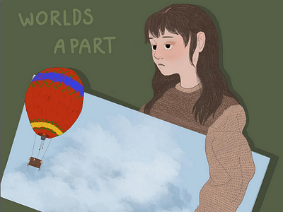 Worlds Apart art digital graphic design illustration