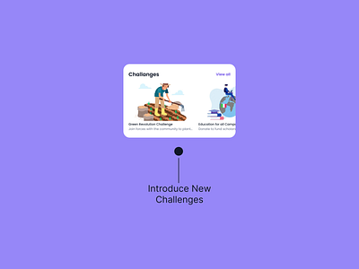 Gamification UI Card for New Challenges challenge design figma gamification level mobile app product ui ui design uiux ux ux design