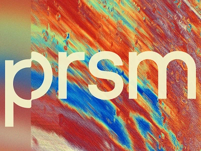 Work in progress: prsm logotype art gallery art space concert concert space distortion event space gallery branding gallery logo live music logotype music branding music promotion music venue psychedelic refraction show promoter show venue venue venue logo wordmark