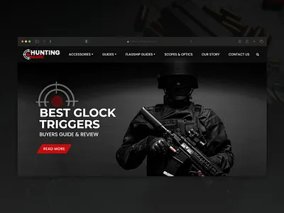 Hunting Mark-Affiliate E-commerce Website design figma ui ui design ux web design