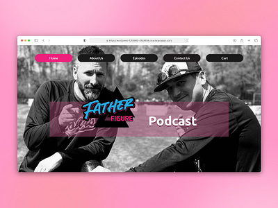 Father Podcast- Podcast Agency Website design figma ui ui design ux web design