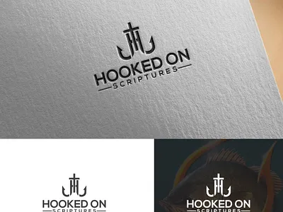 Hooked Logo & Brand Identity Design! branding logo logo design motion graphics th logo