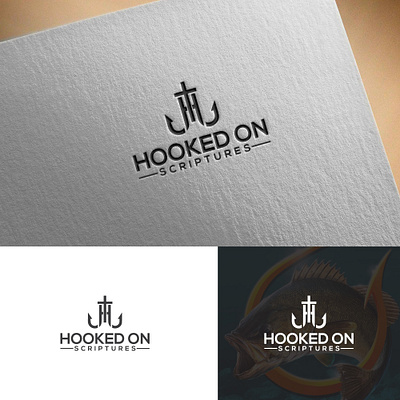 Hooked Logo & Brand Identity Design! branding logo logo design motion graphics th logo