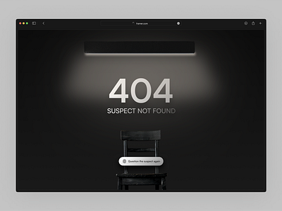 404 Page for Spy 404 404 page animation black challenge error landing page spy theme ui website