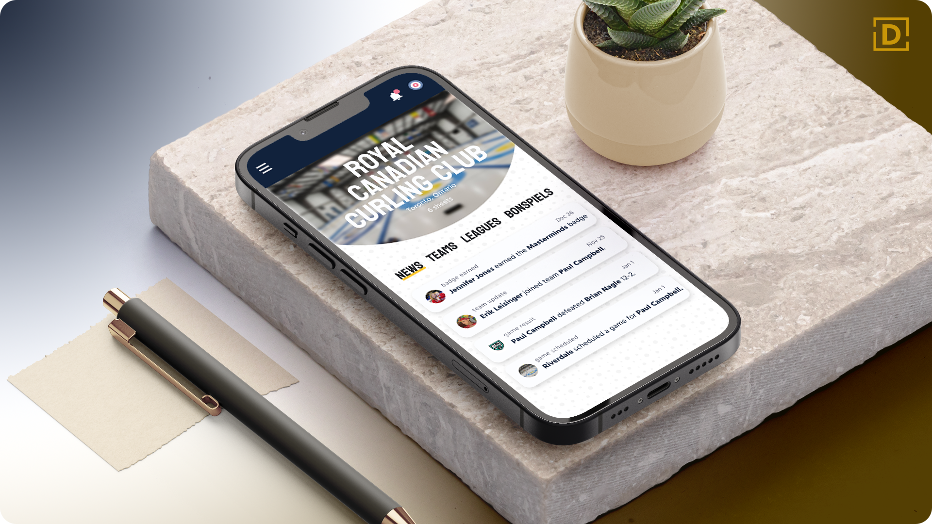 DESIGN SYSTEM & BRANDING FOR SPORTS WEB APP accessibility branding british columbia curling curling app data design design system freelance logo social media sports app ui web app