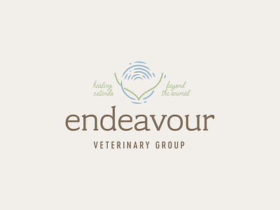 Endeavour Veterinary Group Logo animals brand branding design graphic design identity illustration logo logo design natural pets vet veterinarian