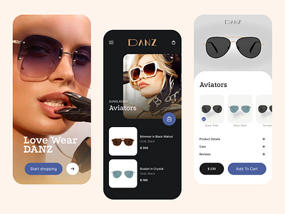 Shopping app design aplication figma modern look shopping app ui ux