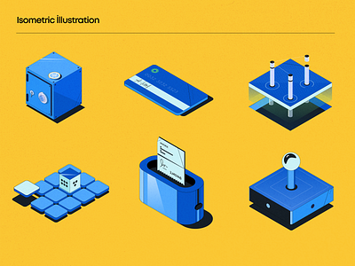 Isometric İllustration app branding color design illustration iphone logo page ui web