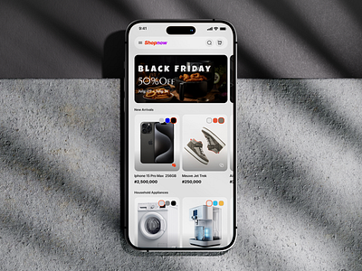 e-commerce Website - Mobile black friday e commerce logististics minimalistic mobile app mobile responsiveness retail ui uiux website design