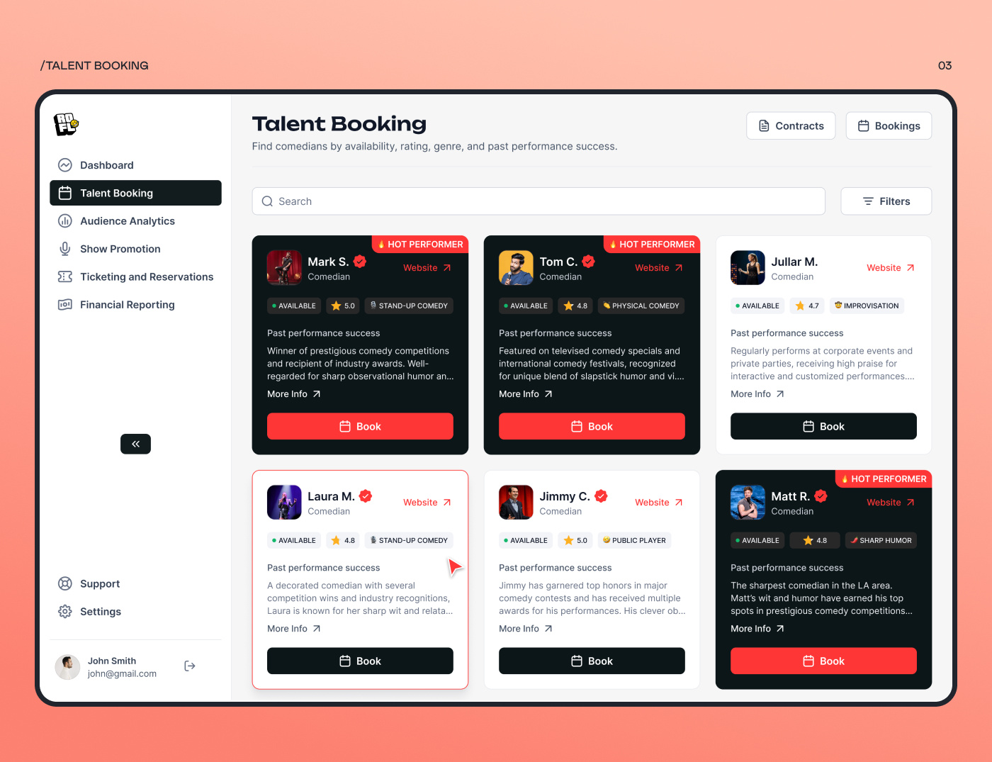 Example of Freelance Job Board Platform Design UI