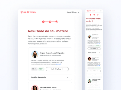 Onboarding for scheduling a psychological session app design platform psychologists ui ux website