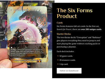 Six Forms / Website Product Description website