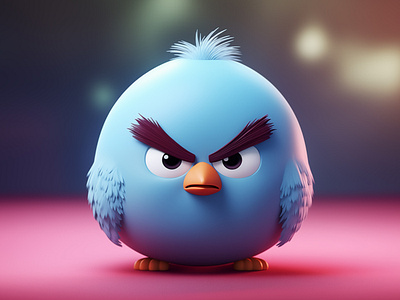 Cute Blue Bird Cartoon Character | 3D Cute Bird Designs 3d art 3d cartoon designs 3d character 3d cute bird 3d modeling blue bird cartoon branding cartoon character cartoon design cartoonsaz character design custom 3d art custom 3d designs custom cartoon cute cartoon cute character design cutebirdcartoon fiverr graphic design