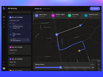 POLC | Shipments Dashboard dashboard figma saas shipment ui xd