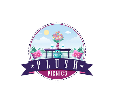 Plush Picnics Logo! branding graphic design logo