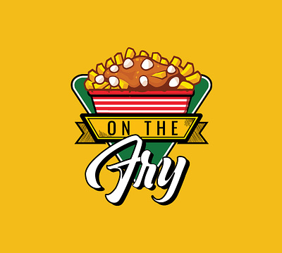 On The Fry Logo! branding graphic design logo