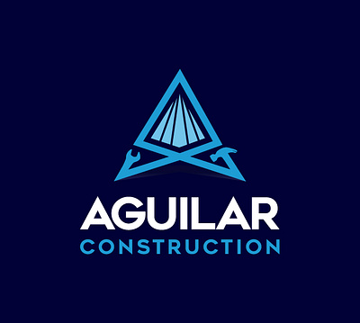 Aguilar Construction Logo! branding graphic design logo