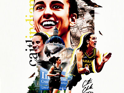 Caitlin Clark 2024 Sports Edit adboe advertising artwork caitlinclark design digitalart digitalsports edit graphic design graphicdesigner illustration marketing media photoshop poster socialmedia socialmediagraphics sportsedit sportsmarketing