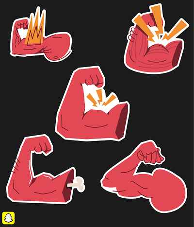 Muscles arm character character design emoji emoticon flex icon illustration illustrator muscle simple sticker strong vector