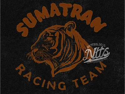 Sumatran Racing Team branding graphic design handmade ill illustration logo retro vector