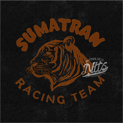 Sumatran Racing Team branding graphic design handmade ill illustration logo retro vector