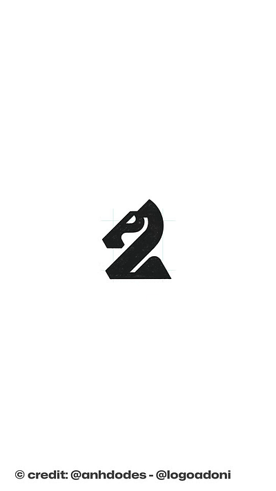 Number 2 letter Z Horse Chess Animal Typography Logo for sale 3d animation branding creature logo design graphic design illustration logo logo design logo designer logodesign minimalist logo minimalist logo design motion graphics ui
