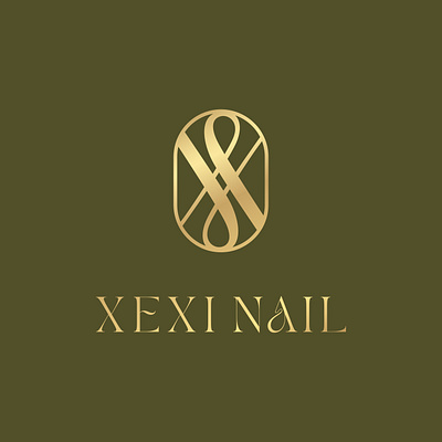 XEXI NAIL | LOGO DESIGN & BRAND IDENTITY beauty beauty logo branding design gold gold logo logo logo design logos logotipo logotype nail nail logo nail spa nail spa logo