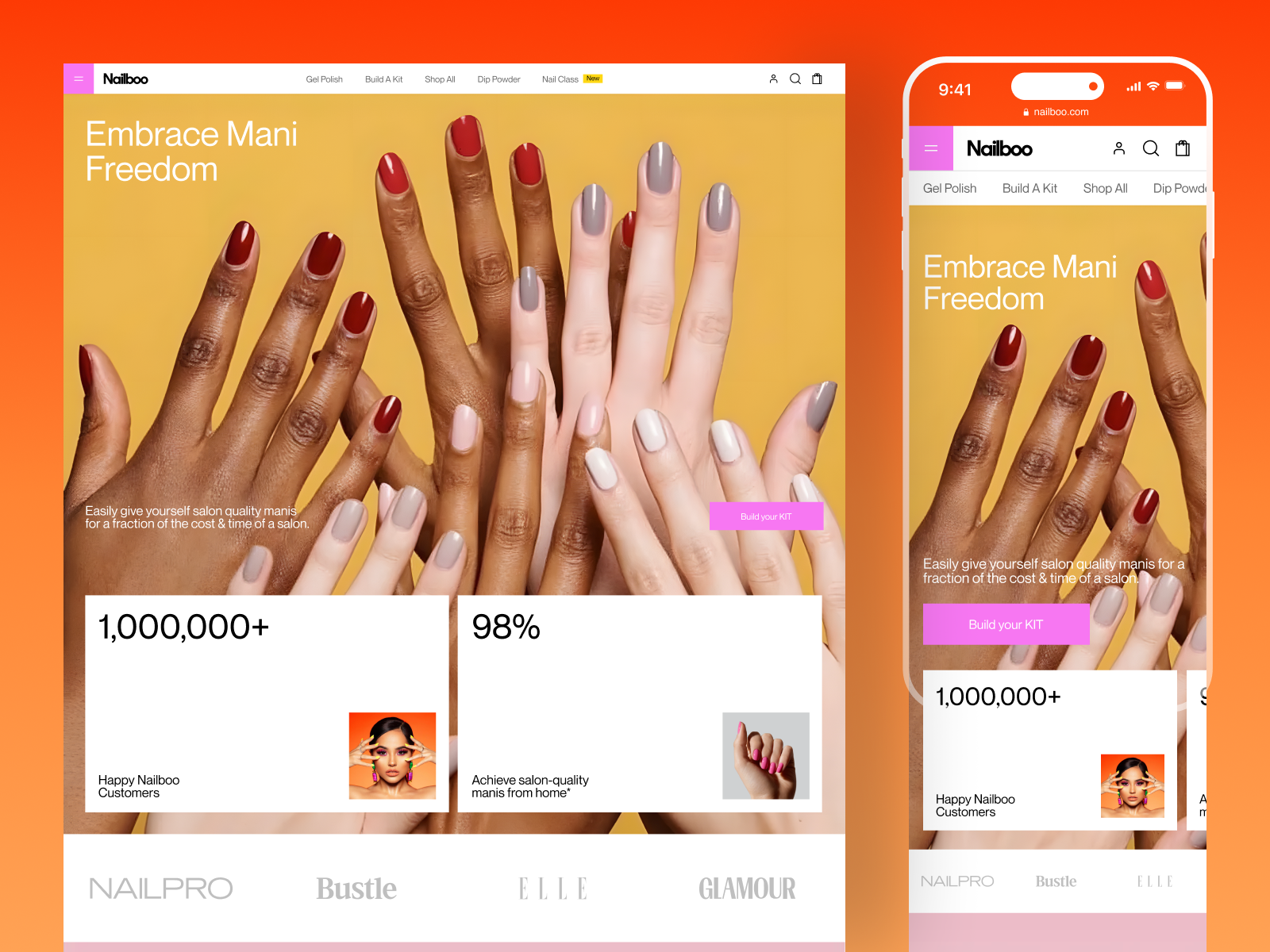 Example of Custom Landing Page Design