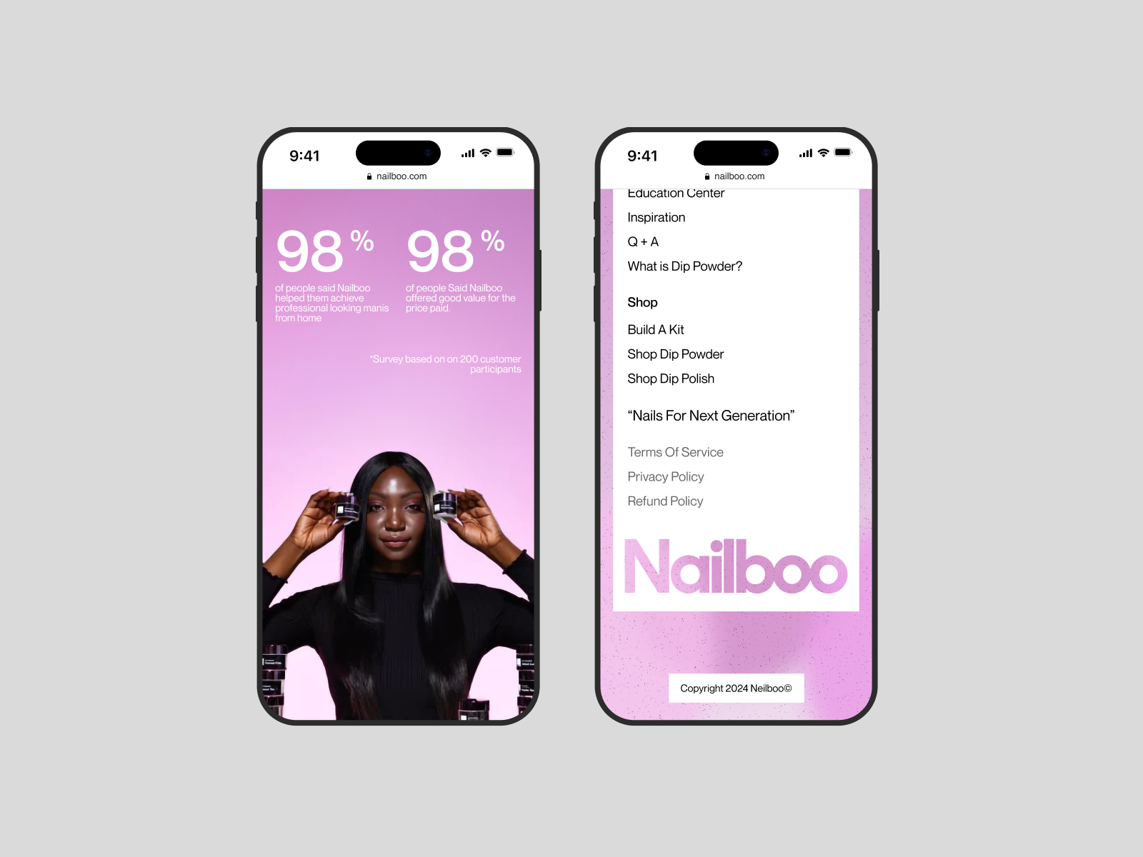 mobile responsive website