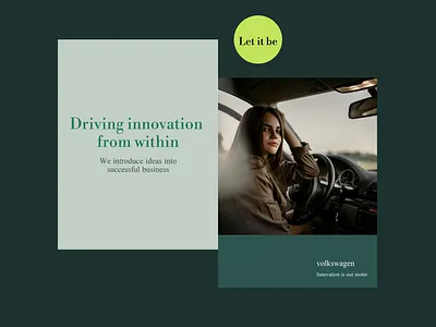 Let it be | Branding add poster branding cool cool design dark theme design driving graphic design let it be ui ux