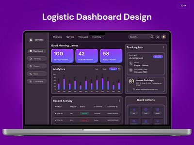 Logistics UX/UI Dashboard Design daily ui dark dark theme dashboard design desktop figma logistic logistics transport transportation ui ui design ui ux user experience user interface ux ux design uxui web design