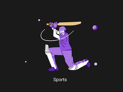 Illustrations of Sports, Health, Crime character crime design health illustration illustration ux ui sports vector web