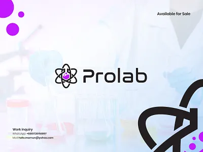 Laboratory, Medical lab, Science lab, Lab equipments logo branding designishkul lab equipments logo lab test logo logo designer nokshakar prolab science lab